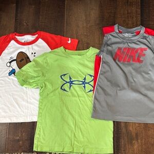 Athletic Shirts Under Armour and Nike